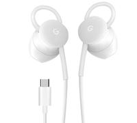 Google Écouteurs USB C avec Contrôle Volume Micro Assisant vocal Original Blanc