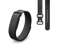 Google Fitbit Air - Moniteur d'activité Physique sans écran avec Suivi des activités Sportives - Compatible avec iOS et Android - Noir Volcanique + Bracelet Sport Fitbit Air - Noir Volcanique, S