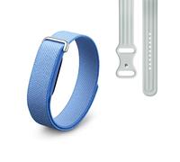 Google Fitbit Air - Moniteur d'activité Physique sans écran avec Suivi des activités Sportives - Compatible avec iOS et Android - Lavande + Bracelet Sport Fitbit Air - Brume, S