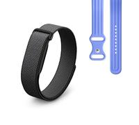 Google Fitbit Air - Moniteur d'activité Physique sans écran avec Suivi des activités Sportives - Compatible avec iOS et Android - Noir Volcanique + Bracelet Sport Fitbit Air - Lavande, L
