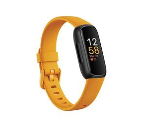 Google Fitbit Inspire 3 Bracelet d’activité sport et santé avec jusqu’à 10 jours d’autonomie de batterie et compatible avec Android et iOS, Parme, Jaune vénitien
