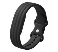 Bracelet Sport Google Fitbit Air - Bracelet en Silicone idéal pour Le Sport - Compatible Uniquement avec Le Fitbit Air - Noir Volcanique, S