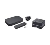 Google Meet GQE15A - Kit de vidéo-conférence (haut-parleur de téléphone, camera, télécommande sans fil) - gris étoile - avec Meeting Computer System