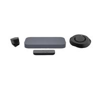 Google Meet GQE20A - Starter Kit - kit de vidéo-conférence (haut-parleur de téléphone, télécommande sans fil, Caméra ePTZ UHD) - gris de fer - avec