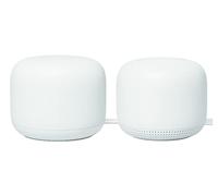 Google Nest WiFi AC2200 (2ème génération) Routeur et système Wi-FI de Maille de Point d'accès ajouté (Lot de 2, Neige)