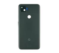 Google Pixel 4A Coque Arrière Cadre En Verre Noir