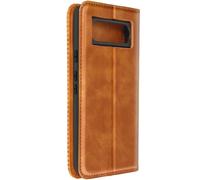 Google Pixel 8 Étui porte-monnaie avec support, rabat magnétique - Marron