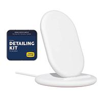Google Pixel Stand Chargeur sans Fil Rapide - Support Pixel pour Pixel 5, Pixel 4, Pixel 4XL, Pixel 3 et Pixel 3XL avec kit de Nettoyage détaillé pour téléphone (Chiffon en Microfibre, Mini brosses,