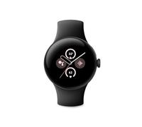 Google Pixel Watch 2 avec moniteur de fréquence cardiaque Fitbit, gestion du stress et sécurité, montre intelligente Android, boîtier en aluminium noir mat, obsidienne, WiFi (renouvelée)