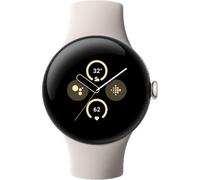 Google Pixel Watch 2 (LTE) Argent poli avec bracelet sport Porcelaine