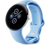 Google Pixel Watch 2 silber bay, WiFi, AMOLED - 320 ppi, Wear OS 4.0, 5 ATM