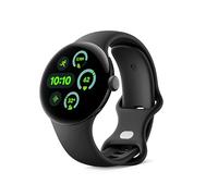 Google Pixel Watch 3 (41 mm) - Boîtier Noir Mat - Bracelet Noir Volcanique - LTE