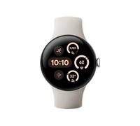 Google PIXEL WATCH 3 41MM 4G LTE ARGENT POLI BRACELET PORCELAINE