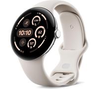 Google Pixel Watch 3 (45 mm) - Montre intelligente Android avec suivi du rythme cardiaque, course avancée de Fitbit, aperçu de la forme physique, batterie de 24 heures - boîtier en aluminium argenté p