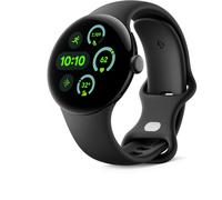 Google Pixel Watch 3 - Boîtier 41 mm - Noir Mat - Bracelet Noir volcanique - Bluetooth