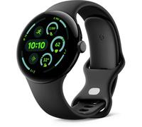 Google Pixel Watch 3 - Boîtier 45 Mm - Noir Mat - Bracelet Noir Volcanique - 4g