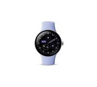 Google Montre connectée Pixel Watch 4 (41 mm) – Aluminium argent poli, Bracelet sport Iris, LTE