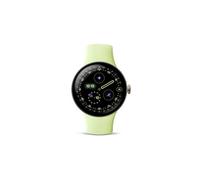 Google Pixel Watch 4 41 mm 4G Doré avec bracelet sport fluoroélastomère Vert Citron