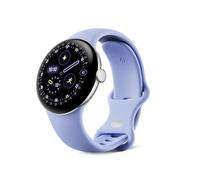 Google Pixel Watch 4 (41 mm) - Montre connectée Android, Suivi Complet des données de santé et de Remise en Forme - Boîtier en Aluminium Argent Poli - Bracelet Sport Iris - LTE