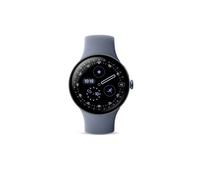 Google Pixel Watch 4 (45 mm) - Montre connectée Android, Suivi de Remise en Forme, et Aide de Gemini - Boîtier en Aluminium Quartz Gris satiné - Bracelet Sport Quartz Gris - Wi-FI