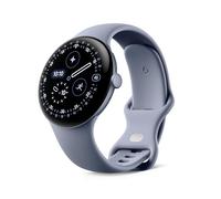 Google Pixel Watch 4 (45 mm) - Montre connectée Android, Suivi de Remise en Forme, et Aide de Gemini - Boîtier en Aluminium Quartz Gris satiné - Bracelet Sport Quartz Gris - Wi-FI