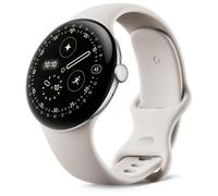 Google Pixel Watch 4 AMOLED 45 mm Numérique Écran tactile 4G Argent Wifi GPS (satellite)