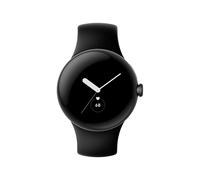Google Pixel Watch - 41 mm - noir mat - Montre connectée avec bracelet active - fluoroélastomère - obsidienne - taille du bracelet : L - 32 Go - Wi-Fi, NFC, Bluetooth - 4G - 36 g