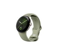 Google Pixel Watch 5 41 mm Bluetooth Doré avec bracelet sport caoutchouc Vert