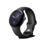 Google Pixel Watch 5 (45 mm) Montre connectée - Noir/Bracelet Noir, LTE