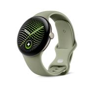 Google Pixel Watch 5 (45 mm) Montre connectée, Pyrite/Bracelet Olive, Wi-FI