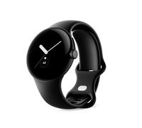 Google Montre connectée Pixel Watch – Noir mat (obsidienne), bracelet fluoroélastomère L, 32 Go, NFC