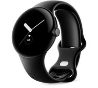 Google Pixel Watch - Noir mat - Montre connectée avec bracelet - fluoroélastomère - obsidienne - taille du bracelet : L - 32 Go - Wi-Fi, NFC, Bluetooth - 36 g