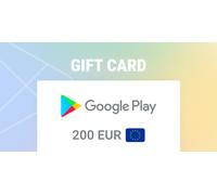Google Play Gift Card 200 EUR