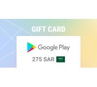Google Play Gift Card 275 SAR
