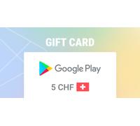 Google Play Gift Card 5 CHF