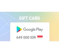 Google Play Gift Card 649000 IDR