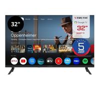 Google TV Smart 32 Pouces HD Ready HDR10 Sans Cadre Assistant Google Intégré 5 Ans De Garantie Modèle S32EX1GH 2026 WiFi Noir