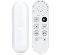 Google Voice Bluetooth Ir Remote Control For Google Chromcast Tv 2020 4K Snow G9N9N Replacement Google Remote Control With Netflix And Youtube Buttons (Remote Control Only)[H502]