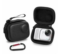 GOOGO Mallette Rigide Compatible avec Insta360 GO Ultra, Étui Caméra EVA | Espace surélevé pour l’objectif, intérieur velours, extérieur PU et mousqueton pour protéger et transporter la caméra