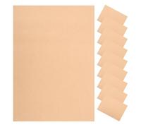 GOOHOCHY 10 Feuilles de Papier à Écrire en Braille Amélioration des Compétences Khaki pour en 10pcs Papier Pédagogique Clair Apprentissage et pour Tableau D'écriture Braille Éducation