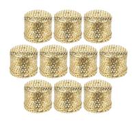 GOOHOCHY 10 pièces Boîtes de Moxibustion Sans Fumée Cuivre Réservoir Thermique Résistant à Haute Température Outils de Thérapie Portables pour Salon et Usage Personnel