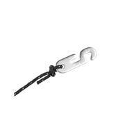 GOOHOCHY 10 Pièces Lot de Boucles Aluminium pour Cordes Réglables Antidérapantes pour Tentes Camping et Randonnée Plein Air Argent