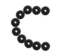 GOOHOCHY 10 pièces Lot de Feutres de Cymbale Antidérapants pour Batterie Accessoires de Percussion Protection les Chocs Faciles à Installer et Transporter