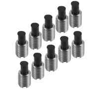 GOOHOCHY 10pcs Vis de Manche de Saxophone en Cuivre avec Bâton en Silicone, Contrôle des Vibrations et Installation Facile, Accessoires pour Réparation Instruments à Vent Noir