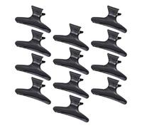 GOOHOCHY 12pcs Pinces à Cheveux Noires en Plastique pour Fixation Ferme sans Marques Usage Domestique Accessoires Coiffure