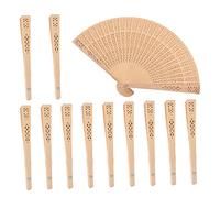 GOOHOCHY 12pièces Éventails Élégants Éventails Pliants Décoratifs Chinois Accessoires Vintage pour Décoration Et Spectacles