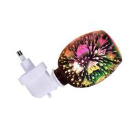 GOOHOCHY 1Pièce Lampe Arôme à Motif Éblouissant Brûleur De Cire Décoratif pour Maison Diffuseur Arômes Prise EU Ambiance Zen pour Spa Et Relaxation