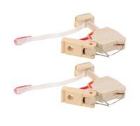 GOOHOCHY 2 pièces Accessoires Réparation Clavier Piano Vertical Support Marteau Bois Lisse Facile Installation Compatible Piano Droit et Pratique