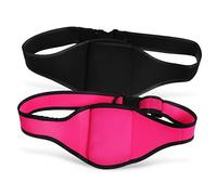 GOOHOCHY 2 Pièces Ceinture de Micro Sac de Ceinture pour Microphone Néoprène Support Confortable et Imperméable pour Émetteur sans Fil pour Activités Extérieur Noir et Rose