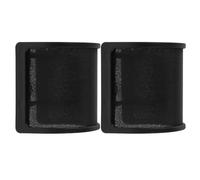 GOOHOCHY 2 pièces Filtre Microphone Double Couche Métal U-forme Réducteur de Bruit pour Enregistrement Vocal Protection Anti-plosives pour Micro Studio et Streaming